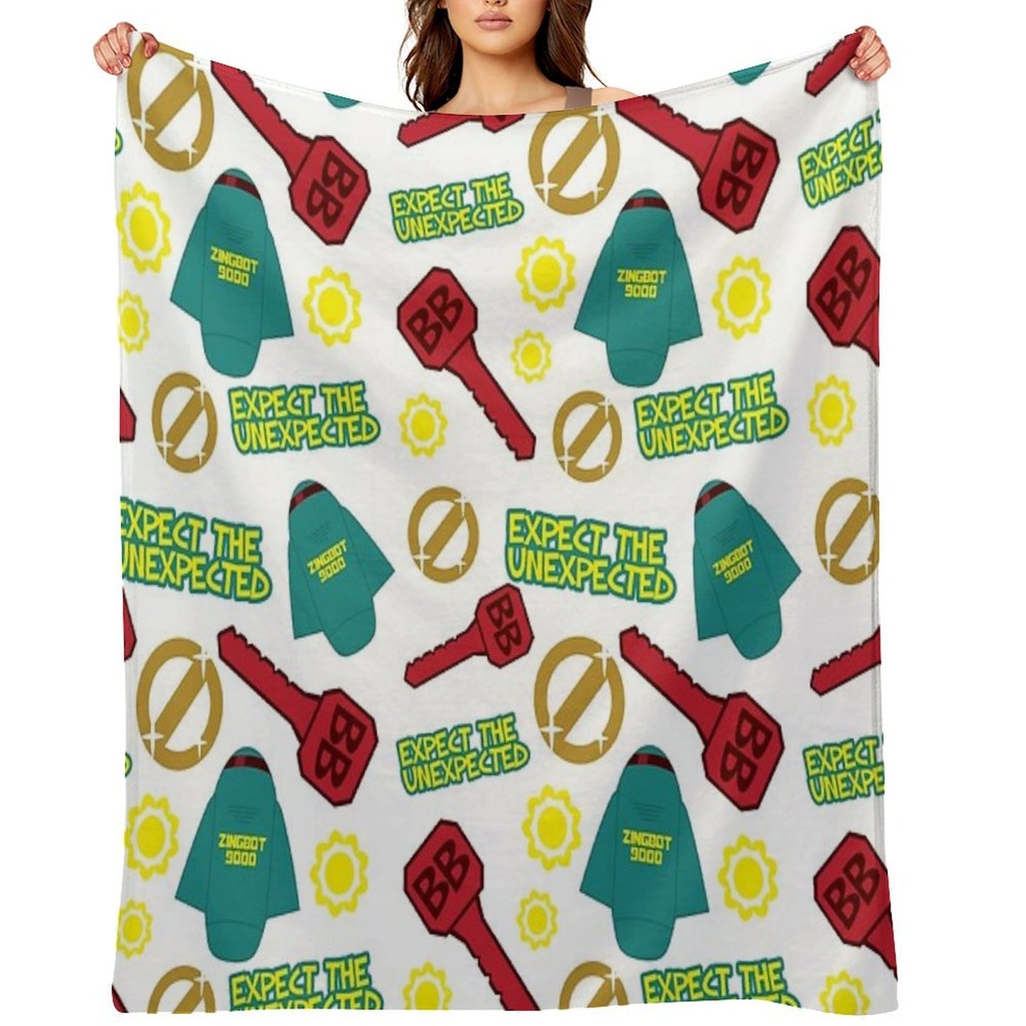 Big Brother Icon Pattern Compact Throw Blanket