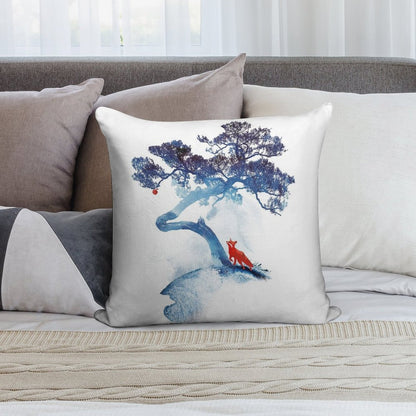 The Last Apple Tree Soft Luxury Feel Throw Pillow