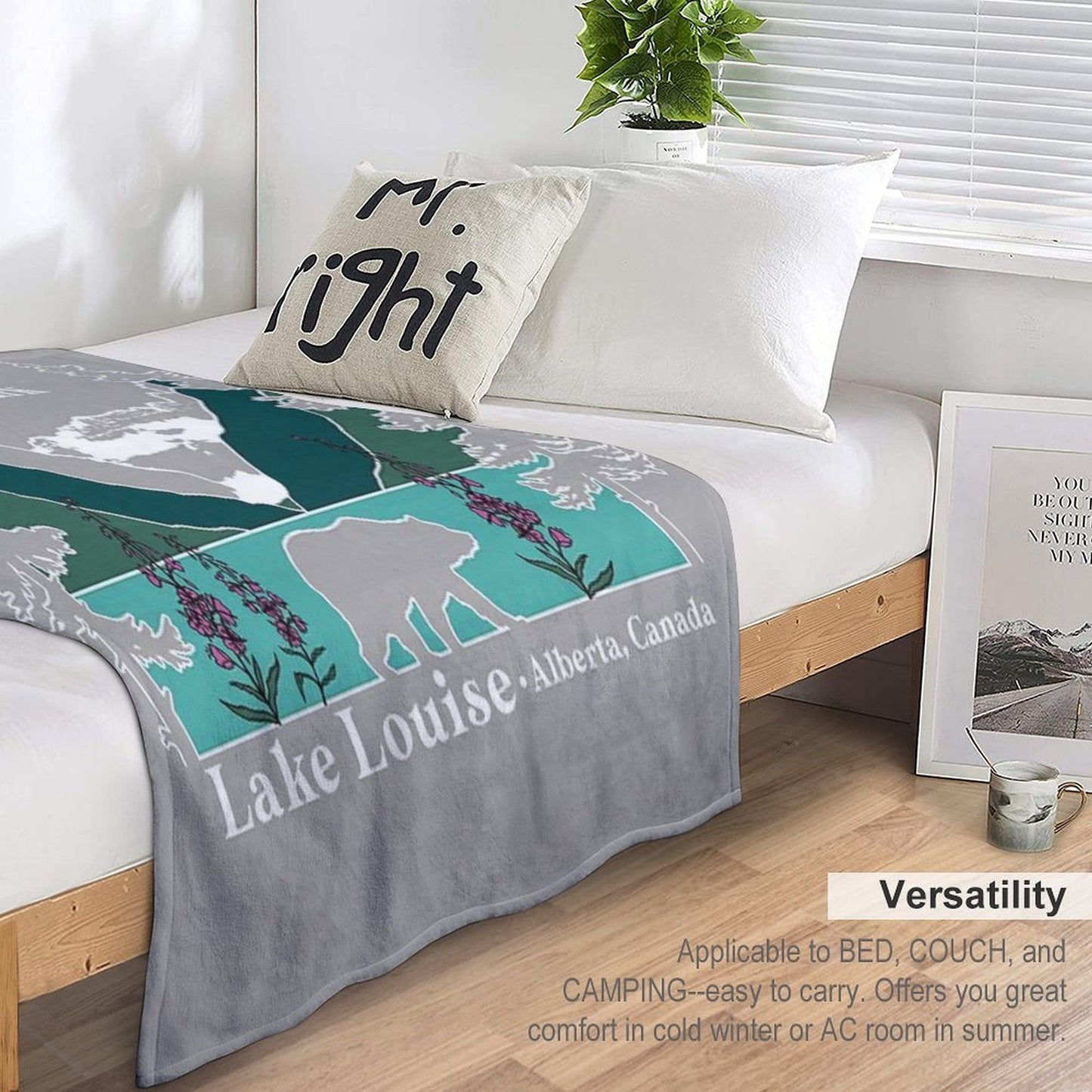 Banff National Park Premium Throw Blanket