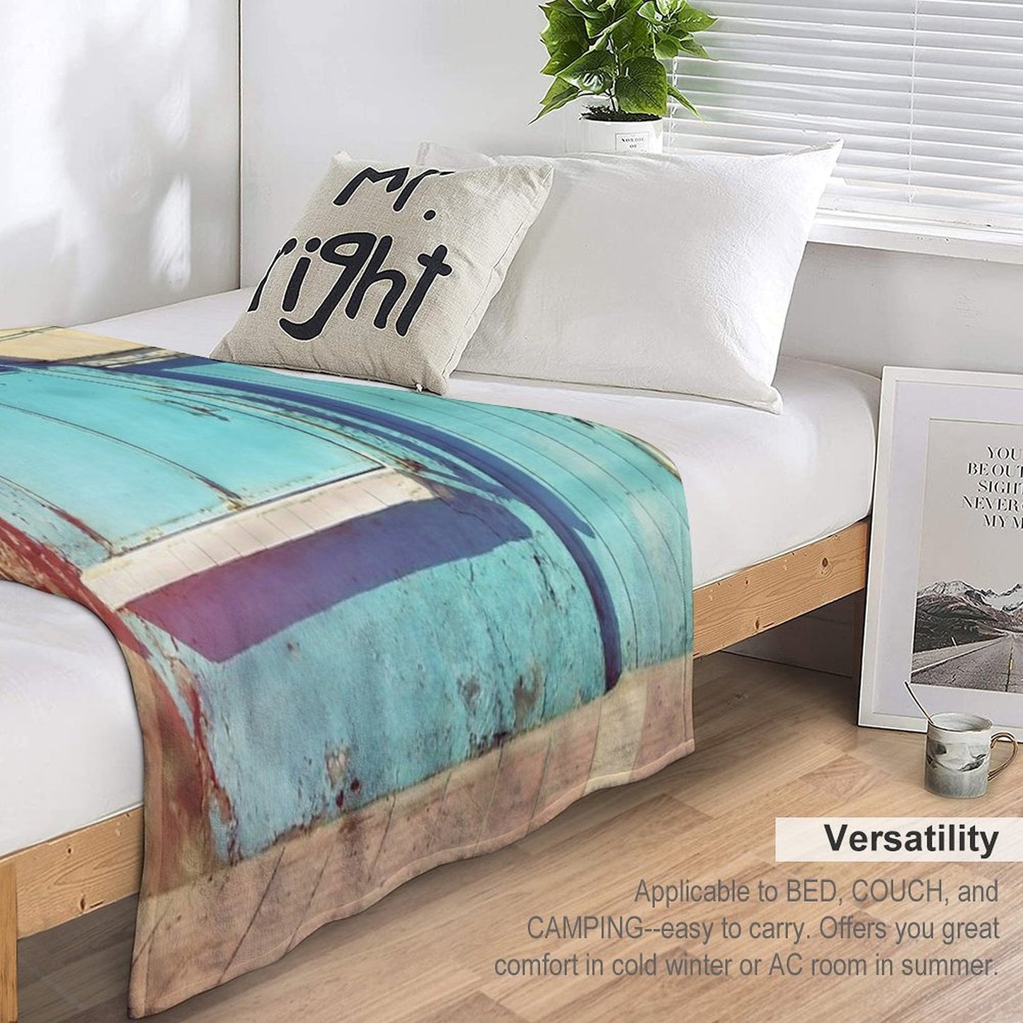 Sunday in Morocco Durable Throw Blanket