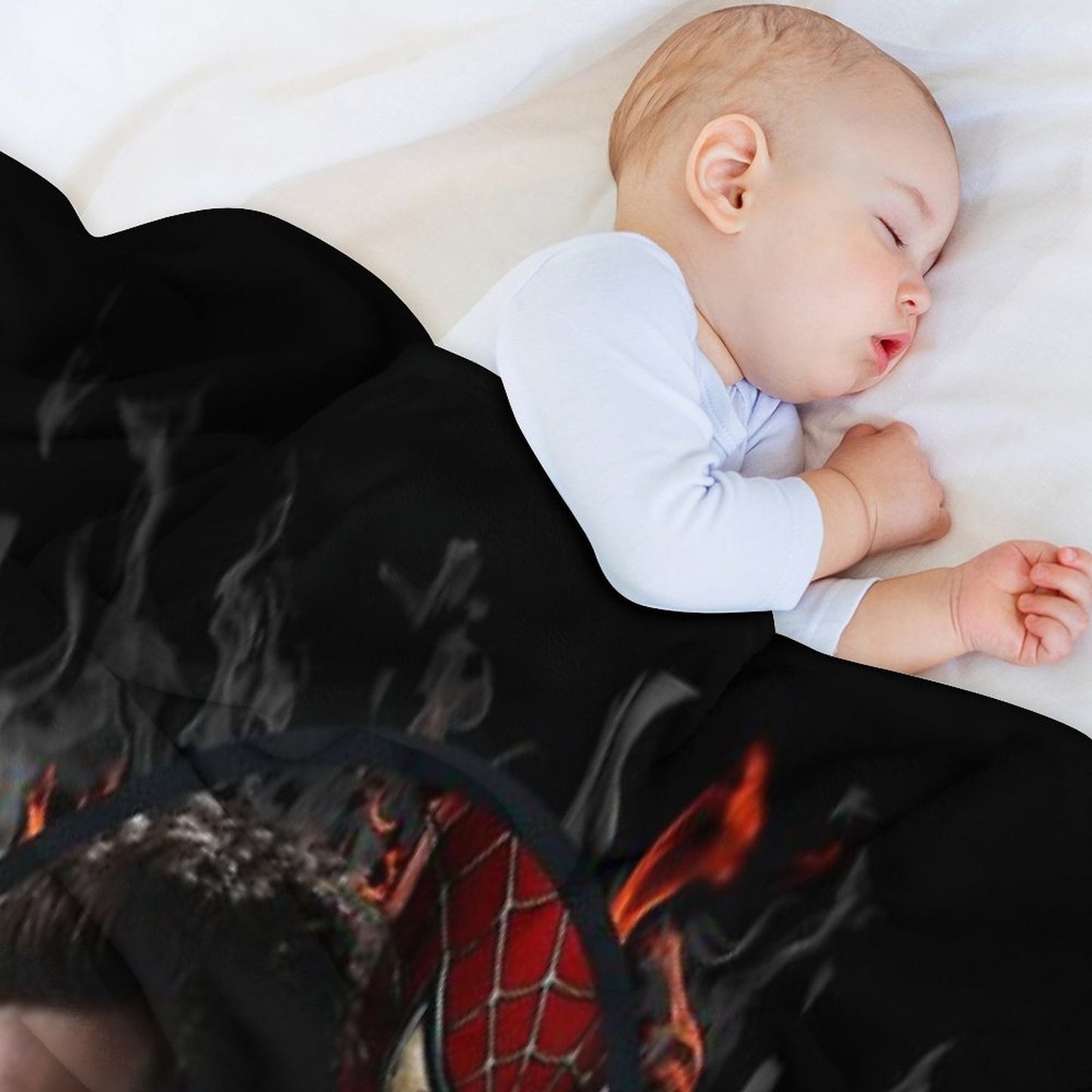 Andrew Garfield Spiderman Lightweight Throw Blanket