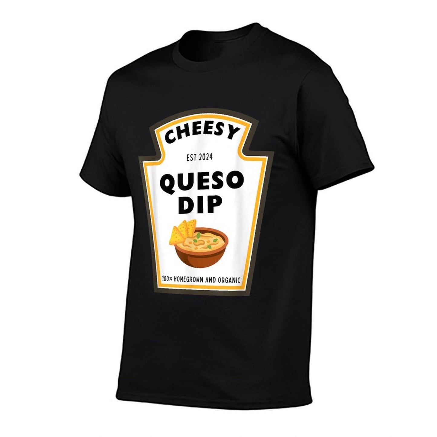 Delicious Cheesy Queso Dip Condiment Costume Party Matching  Eco-friendly Material T-Shirt