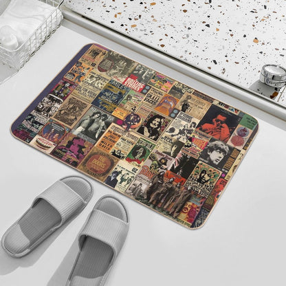 Rock N' Roll Stories  Toxin-Free Bath Mat