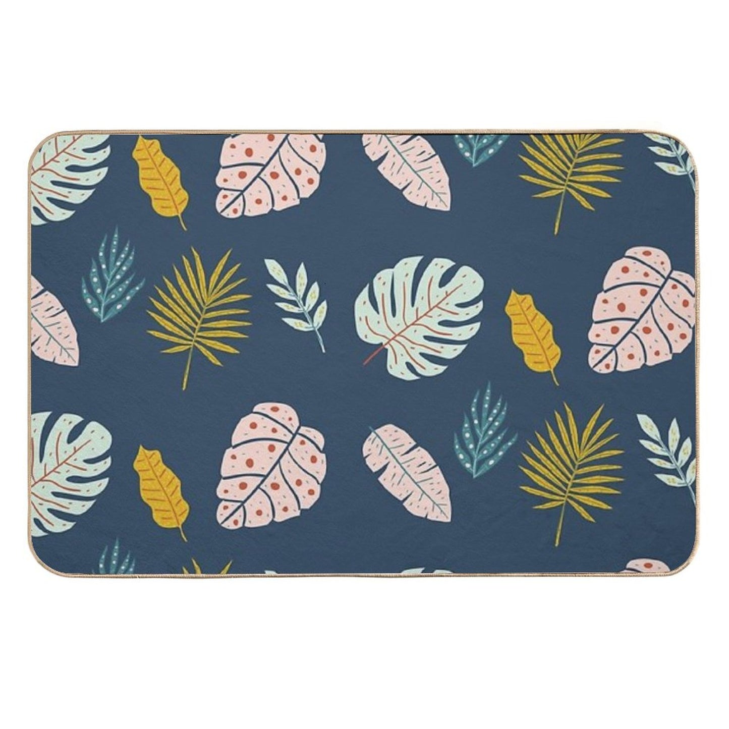 Leaves  Rapid-Drying Bath Mat