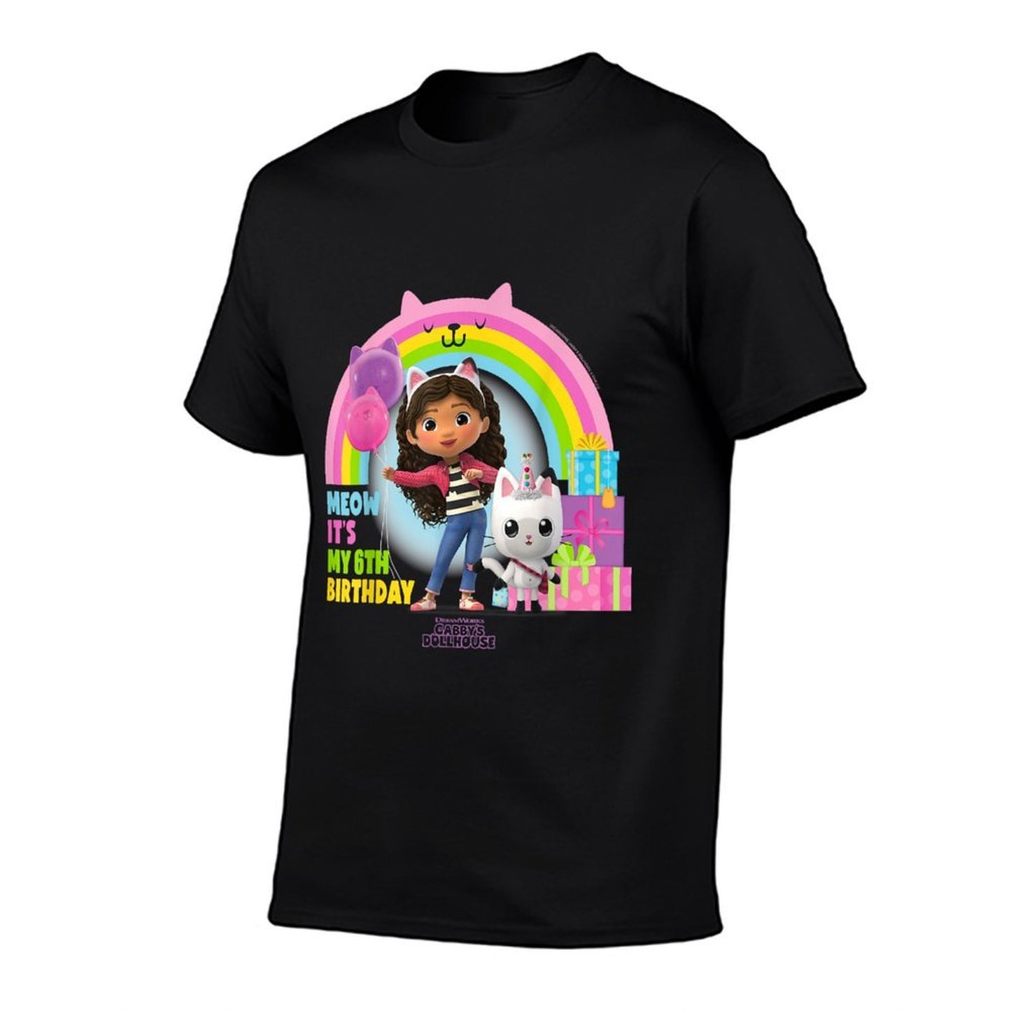 DreamWorks Gabby's Dollhouse 6th Birthday  Soft T-Shirt