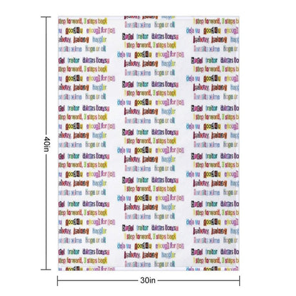 Sour Song Titles Anti-pilling Throw Blanket