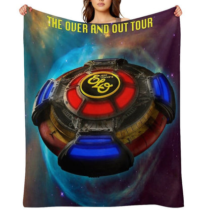 The Over And Out Tour Velvety-soft Throw Blanket
