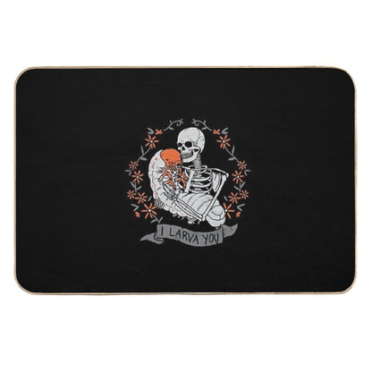 I Larva You Durable Bath Mat