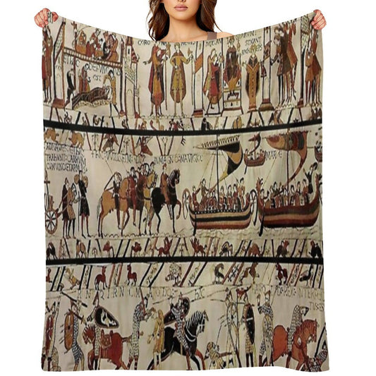Tapisserie Bayeux - The Bayeux Tapestry Quick-dry Throw Blanket