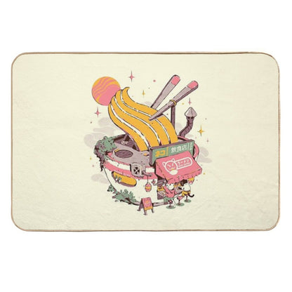 Ramen Bowl Restaurant  Pet-Safe Bath Mat