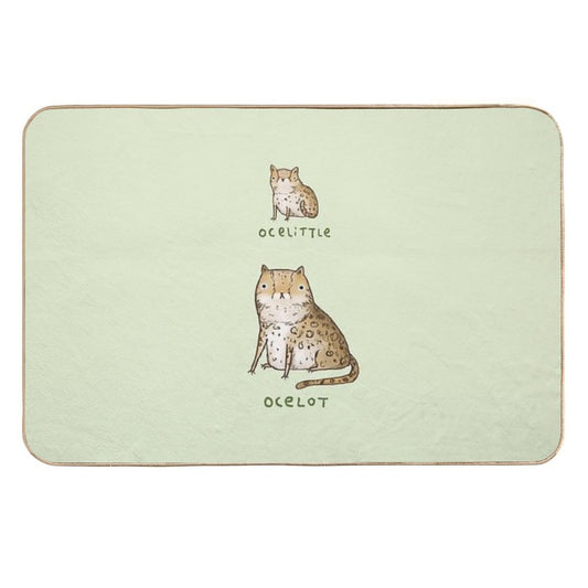 Ocelittle Ocelot  Dirt-Trapping Bath Mat