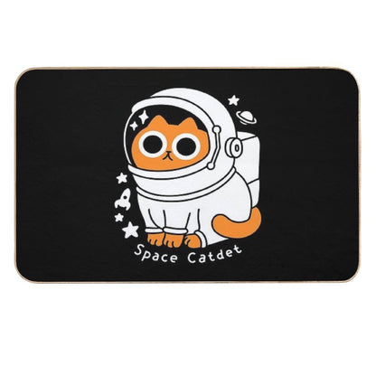 Space Catdet  Slip-Resistant Bath Mat