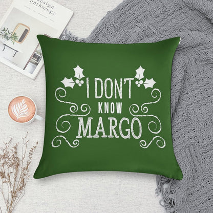 Christmas Vacation Todd And Margo Quote by Kelly Design Company Soft Durable Construction Throw Pillow