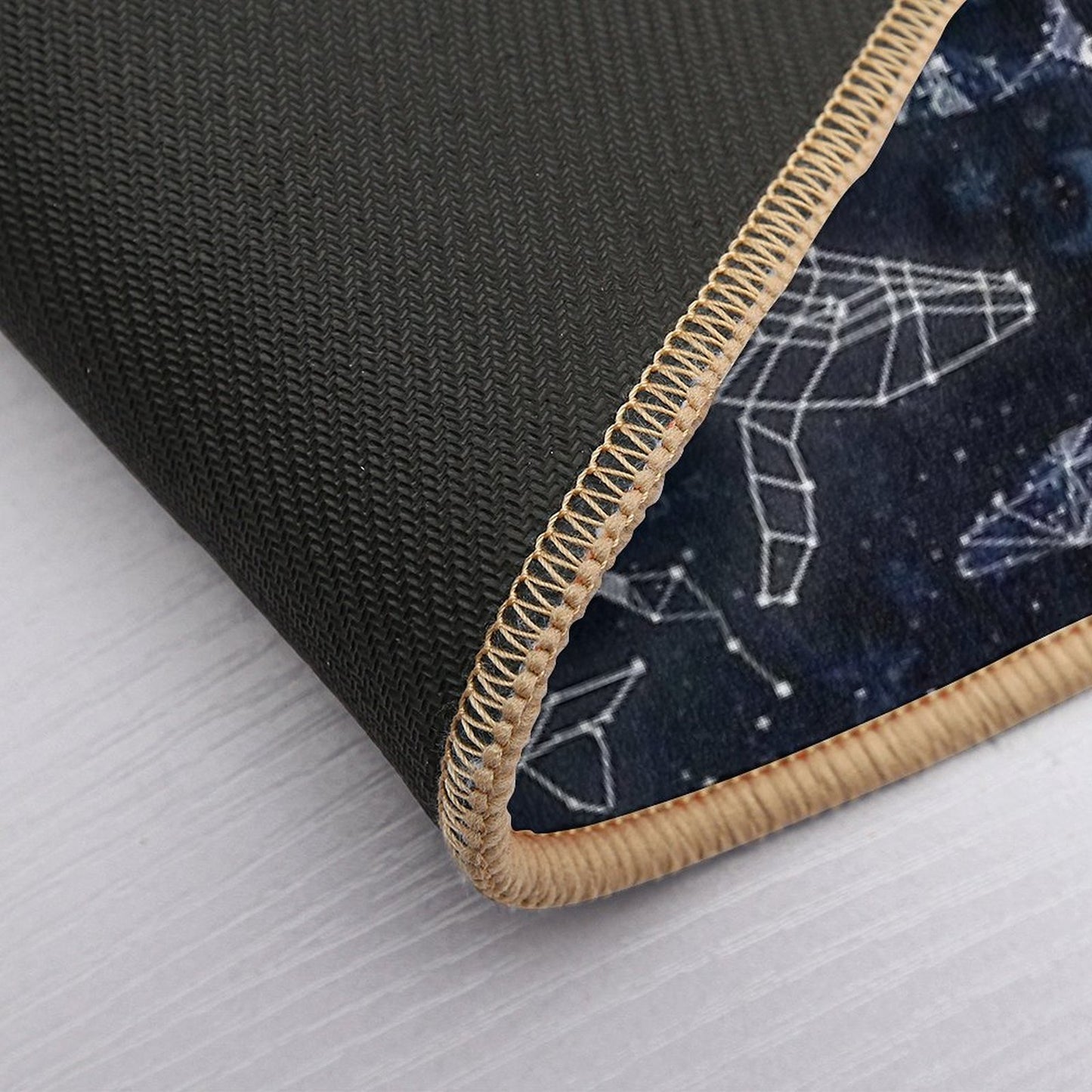Whale Constellations  Fade-Resistant Bath Mat