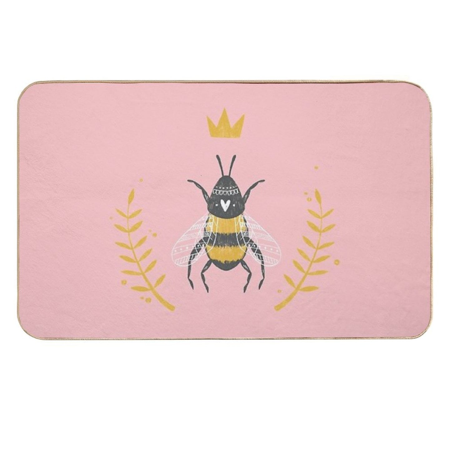 Queen Bee  Dirt-Trapping Bath Mat