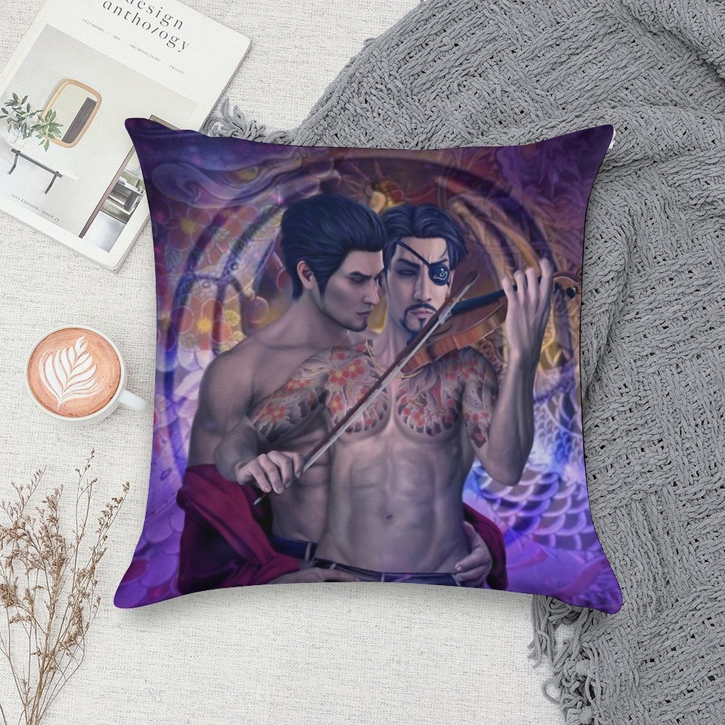 Kazumaji Romantic Soft Ultra-Soft Texture Throw Pillow