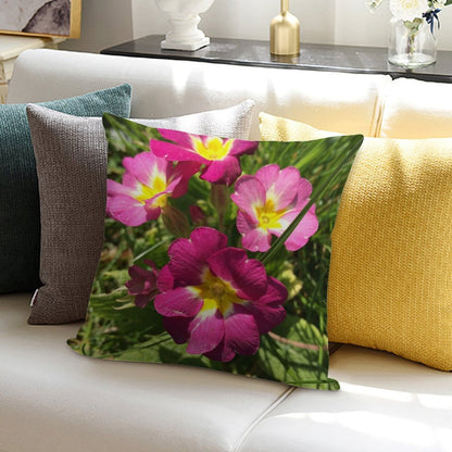 Flowers Soft Home Decor Throw Pillow