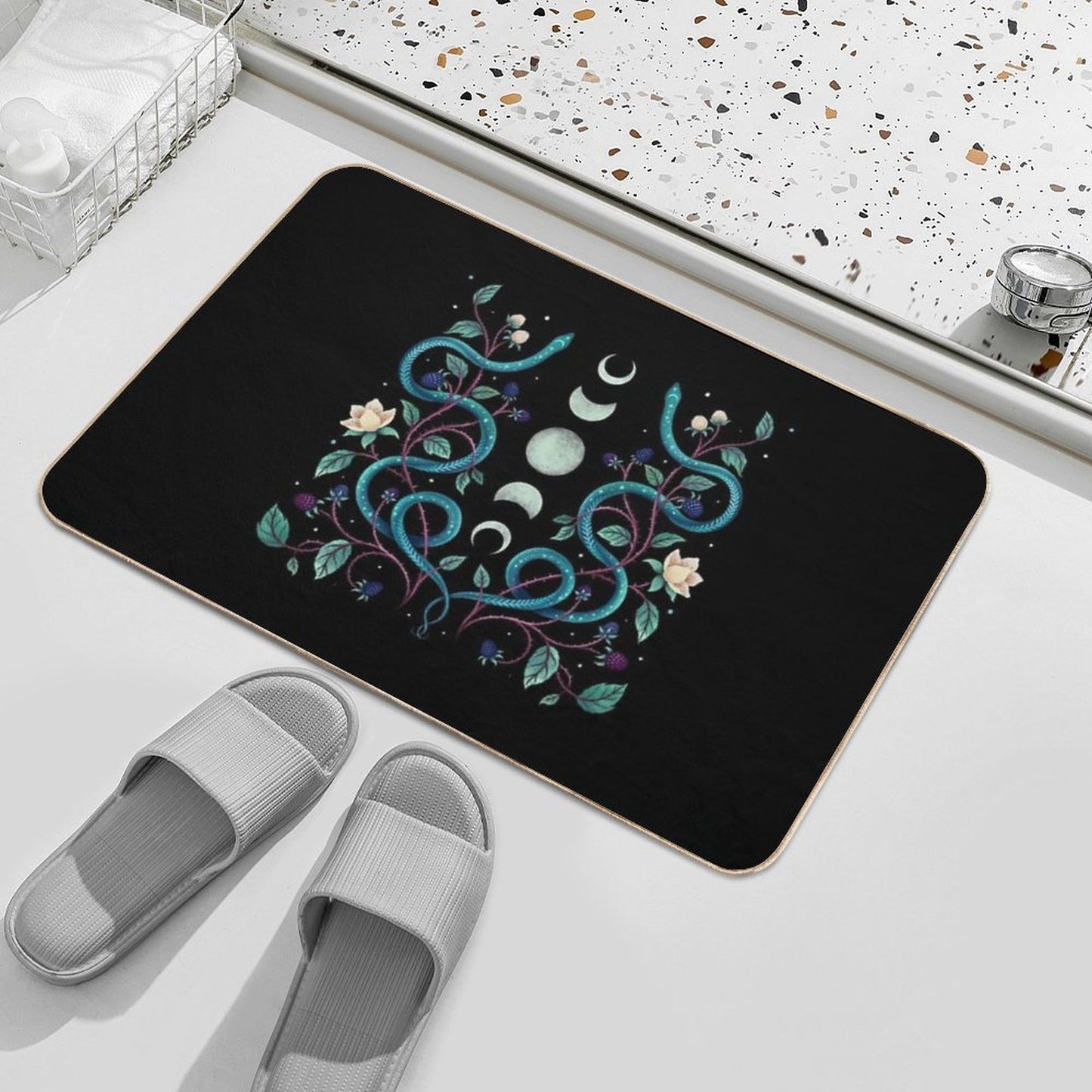 Serpent Moon  High-Traffic Bath Mat