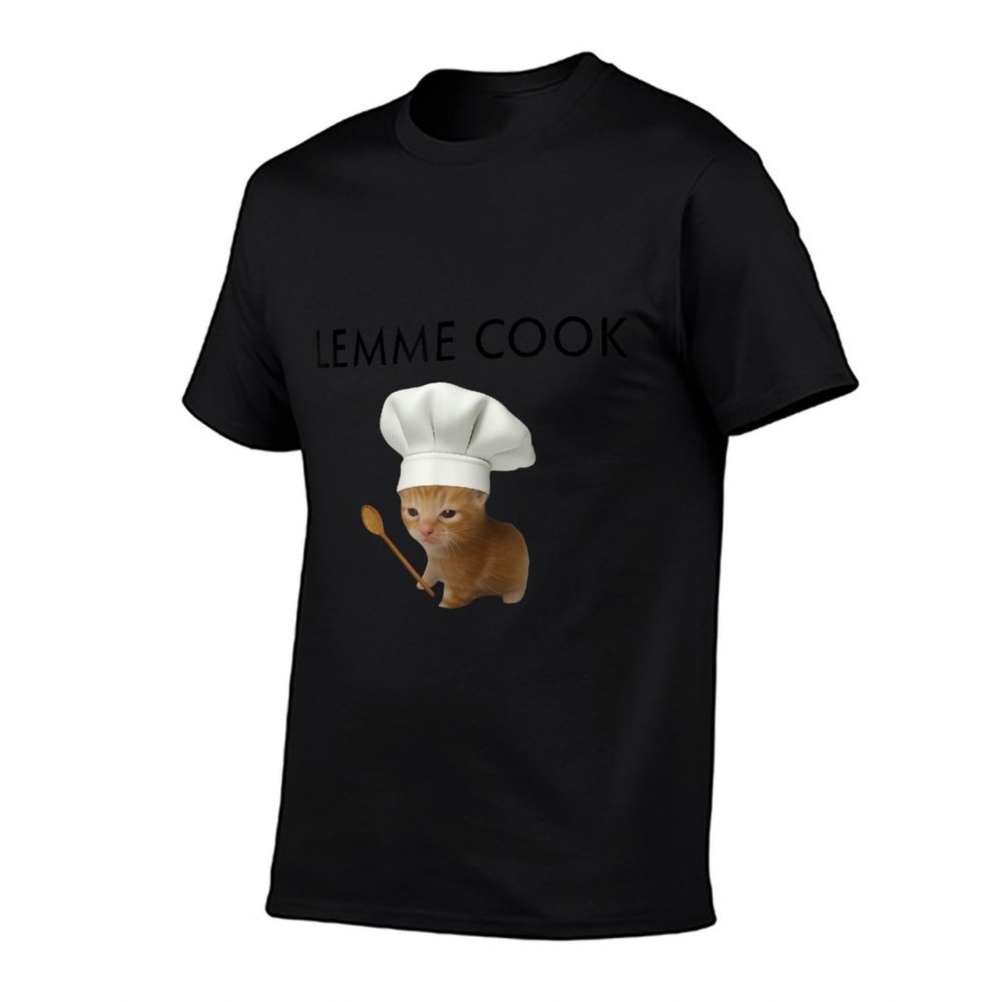 Funny Cooking Cat Lemme Cook Meme Design  Quick-drying T-Shirt