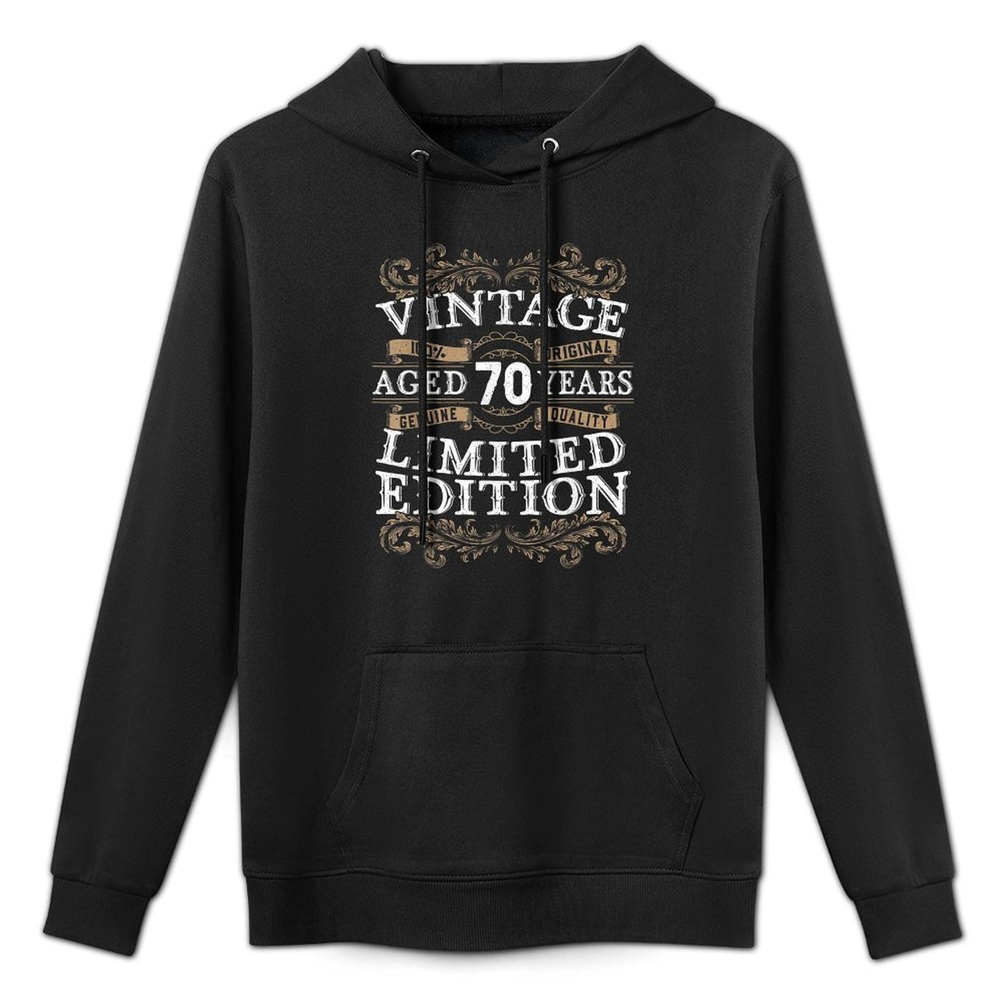 Mens Vintage Aged 70 Years Limited Edition Men 70th Birthday Breathable Fabric Hoodie