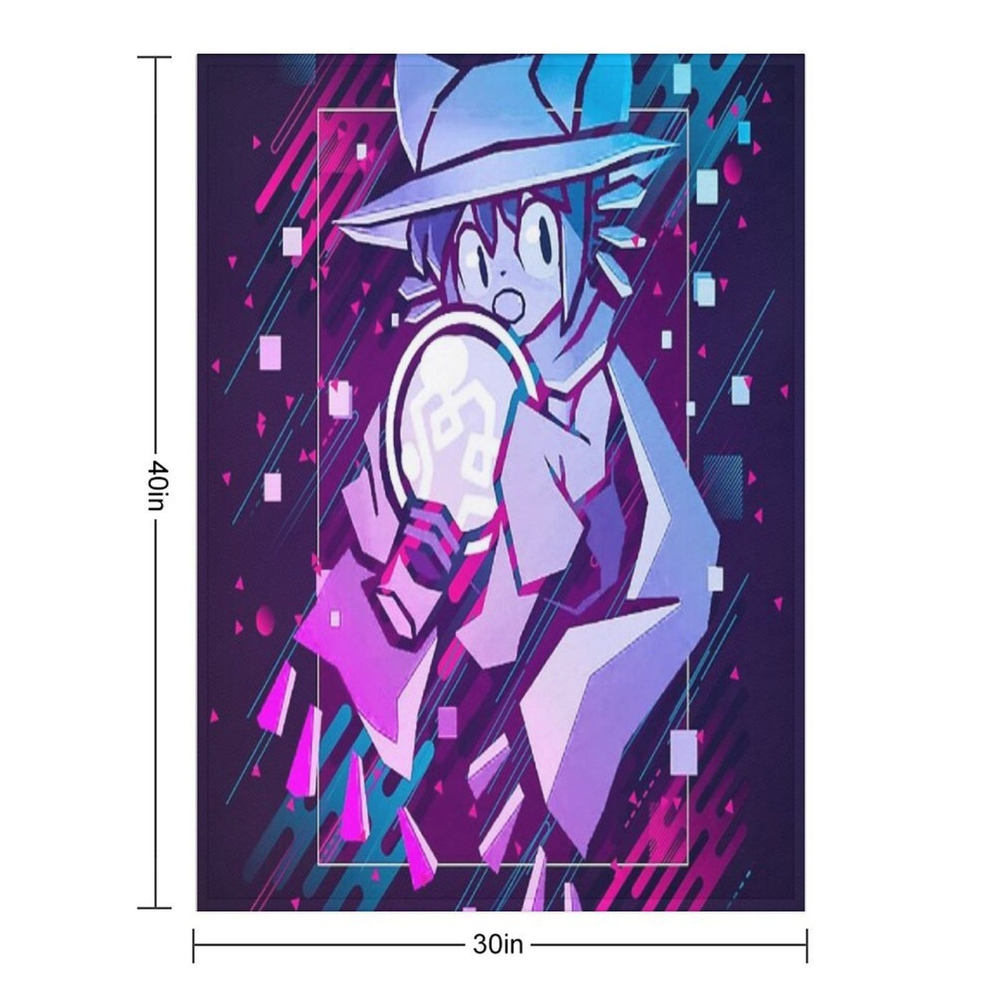 Niko  OneShot  Modern Graphic Design Wrinkle-free Throw Blanket