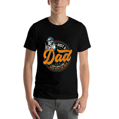 Just A Dad Who Always Came Back With The Milk Father&#39;s Day  Lightweight T-Shirt
