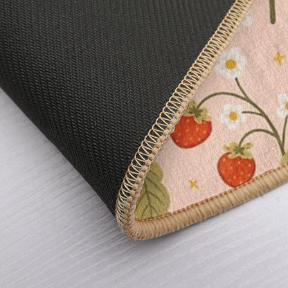 Sweet Strawberries  Non-Slip Bath Mat