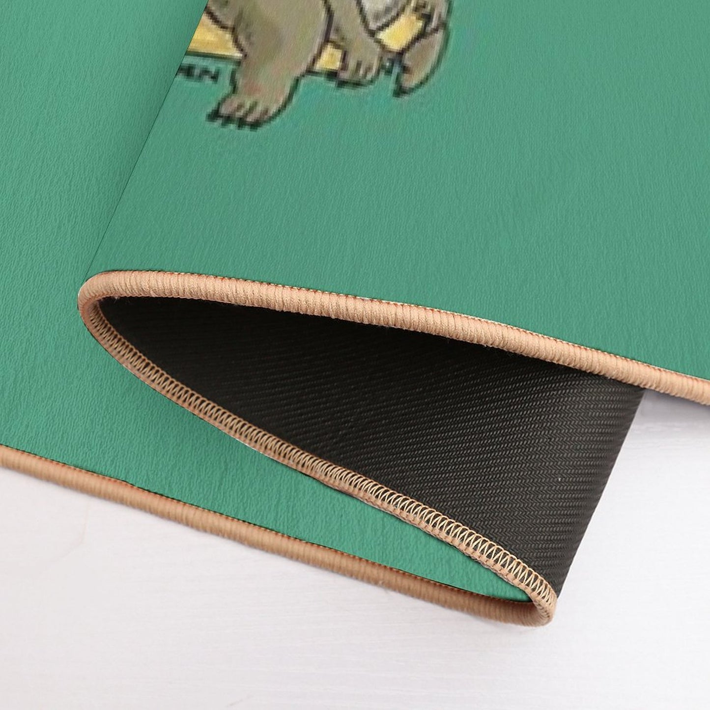 Surfing Kangaroo And Friends  Easy To Clean Bath Mat