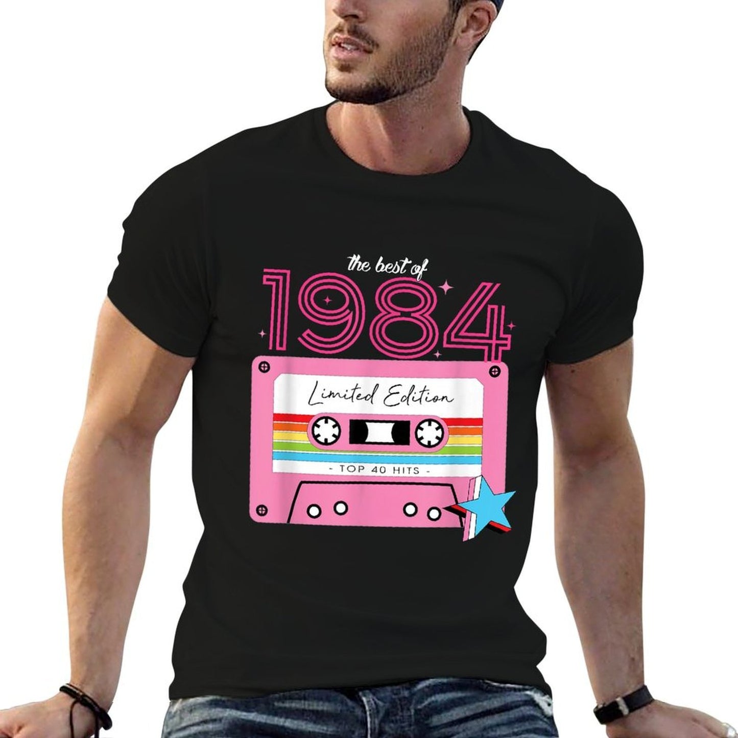 Vintage 40th Birthday 40 Years Old Cassette Tape Women Girls  Affordable Price T-Shirt