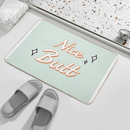 Nice Butt Bathroom Art  Pet-Safe Bath Mat