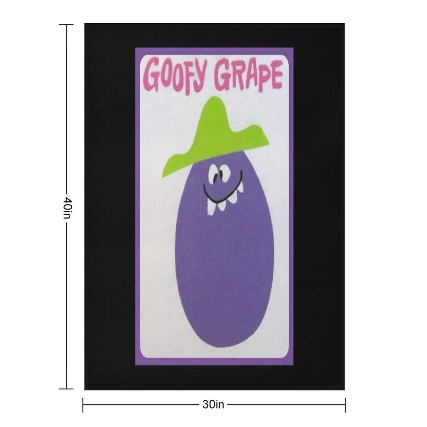 Goofy Grape Multi-functional Throw Blanket