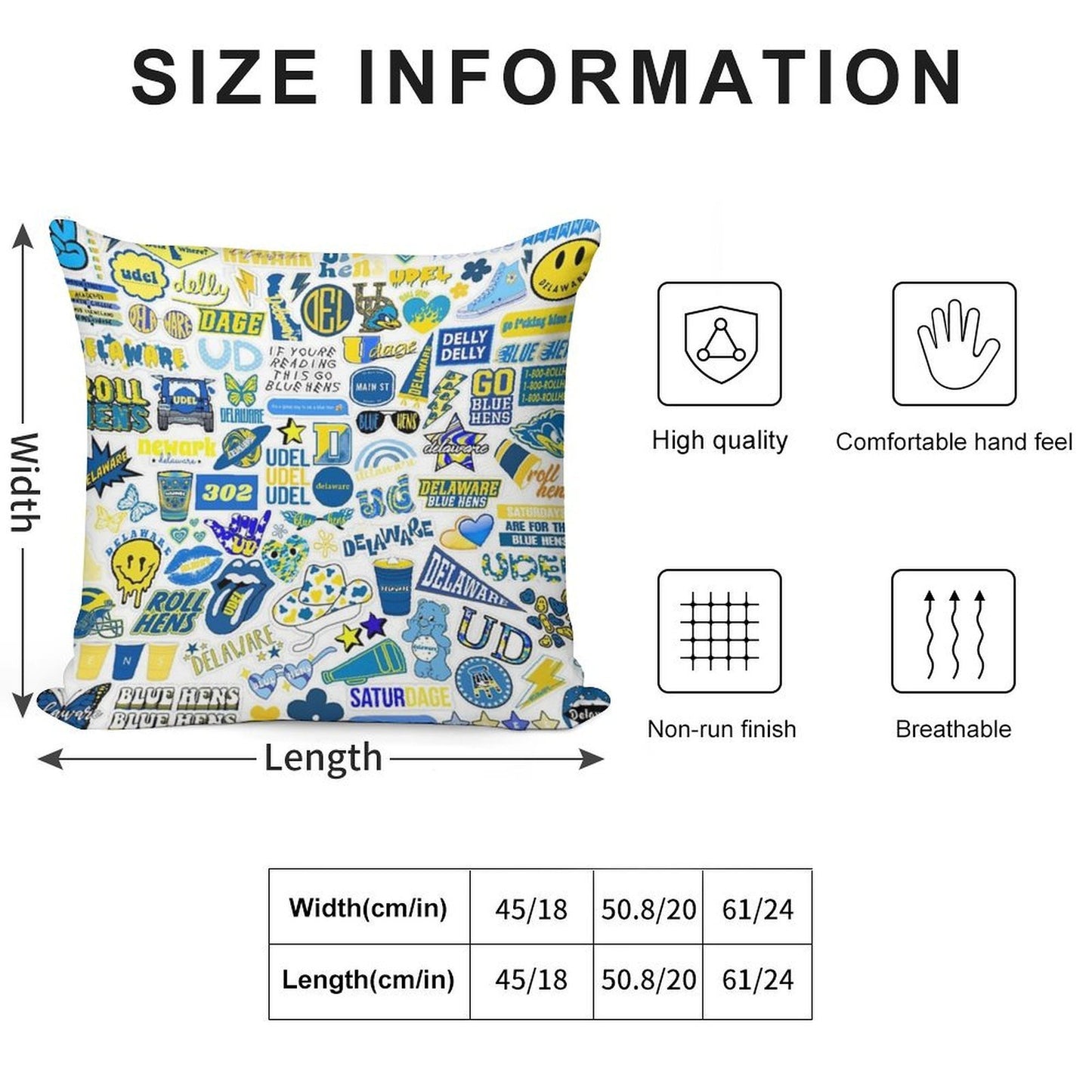 Delaware Soft Style Accent Throw Pillow