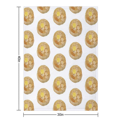 Crumpet Comfort Throw Blanket