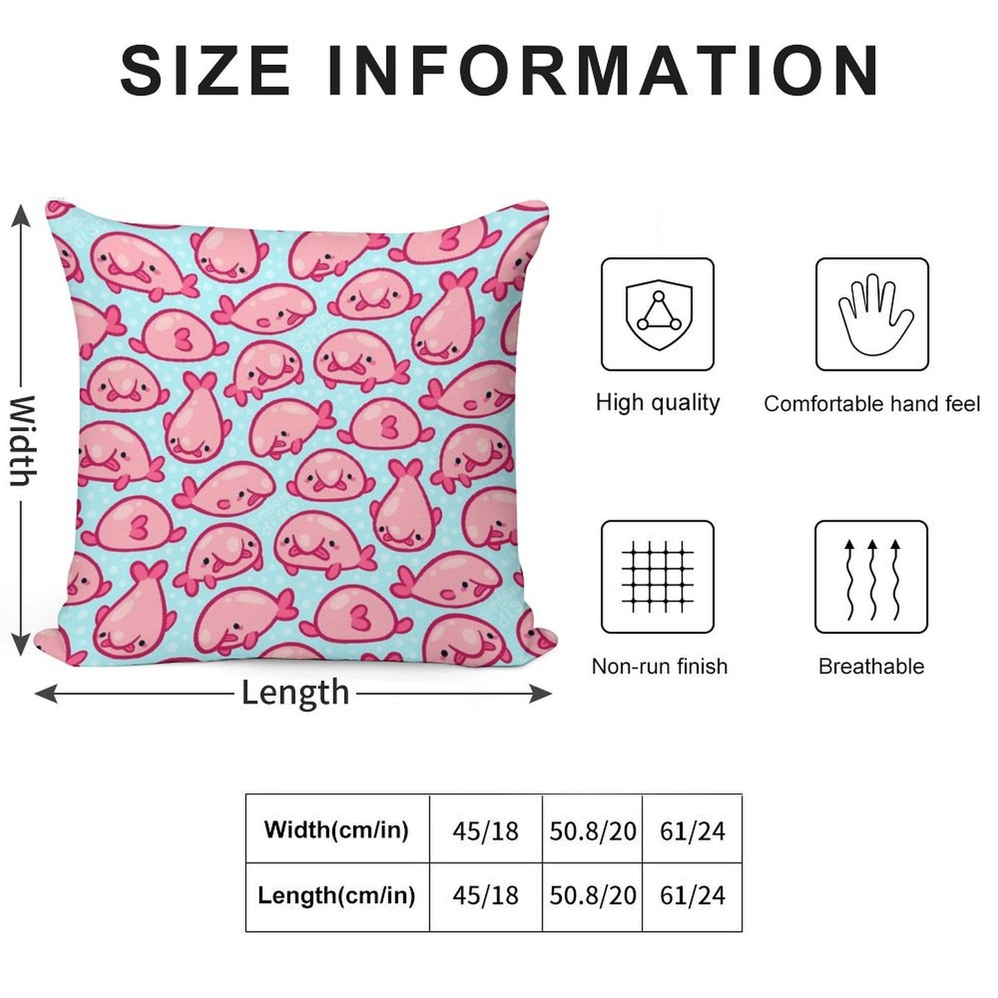 Blob 2.0 Soft Fade-Resistant Throw Pillow