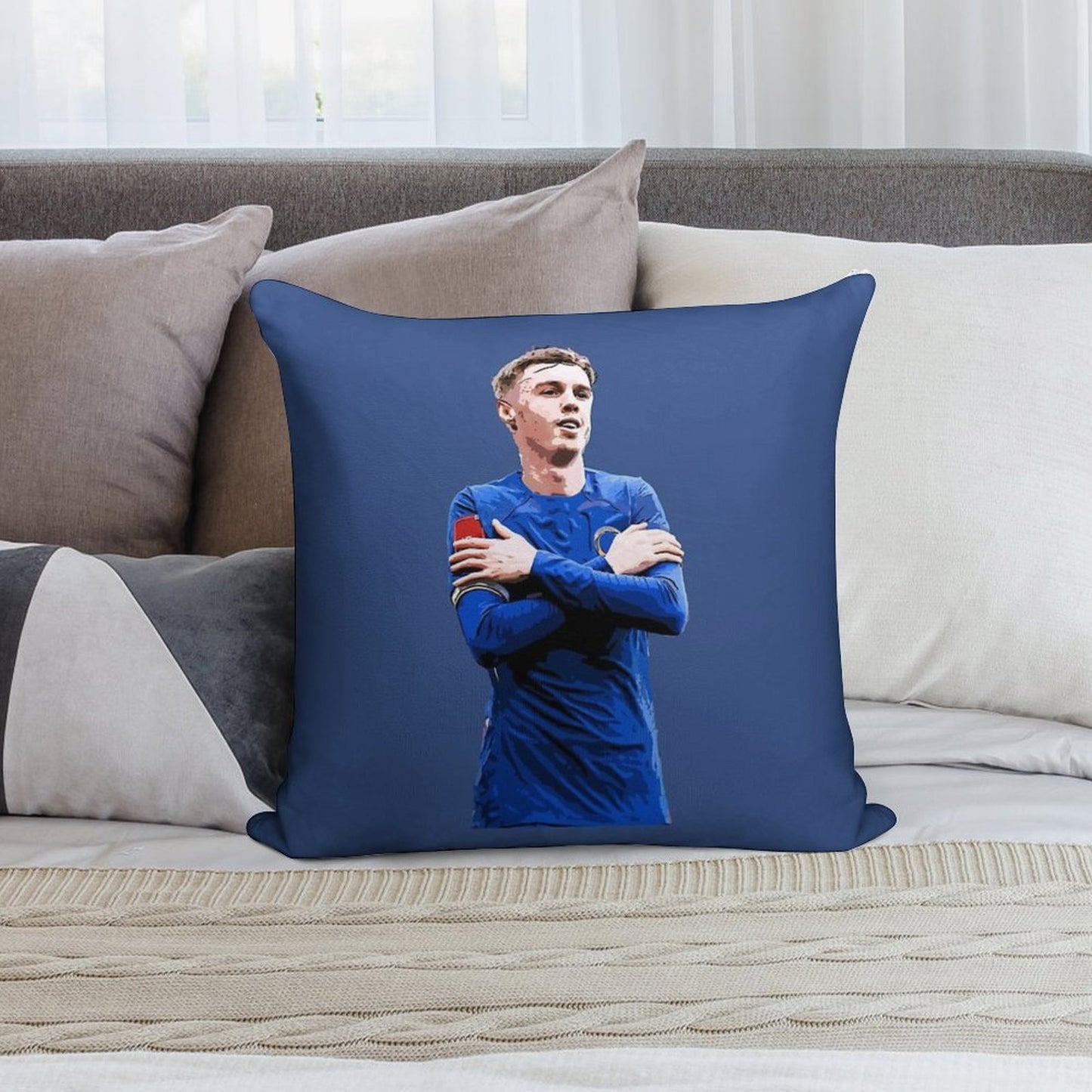 Cole Palmer Soft Skin-Friendly Throw Pillow