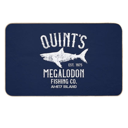 Quint's Megalodon Shark Fishing - The Meg  Dirt-Trapping Bath Mat
