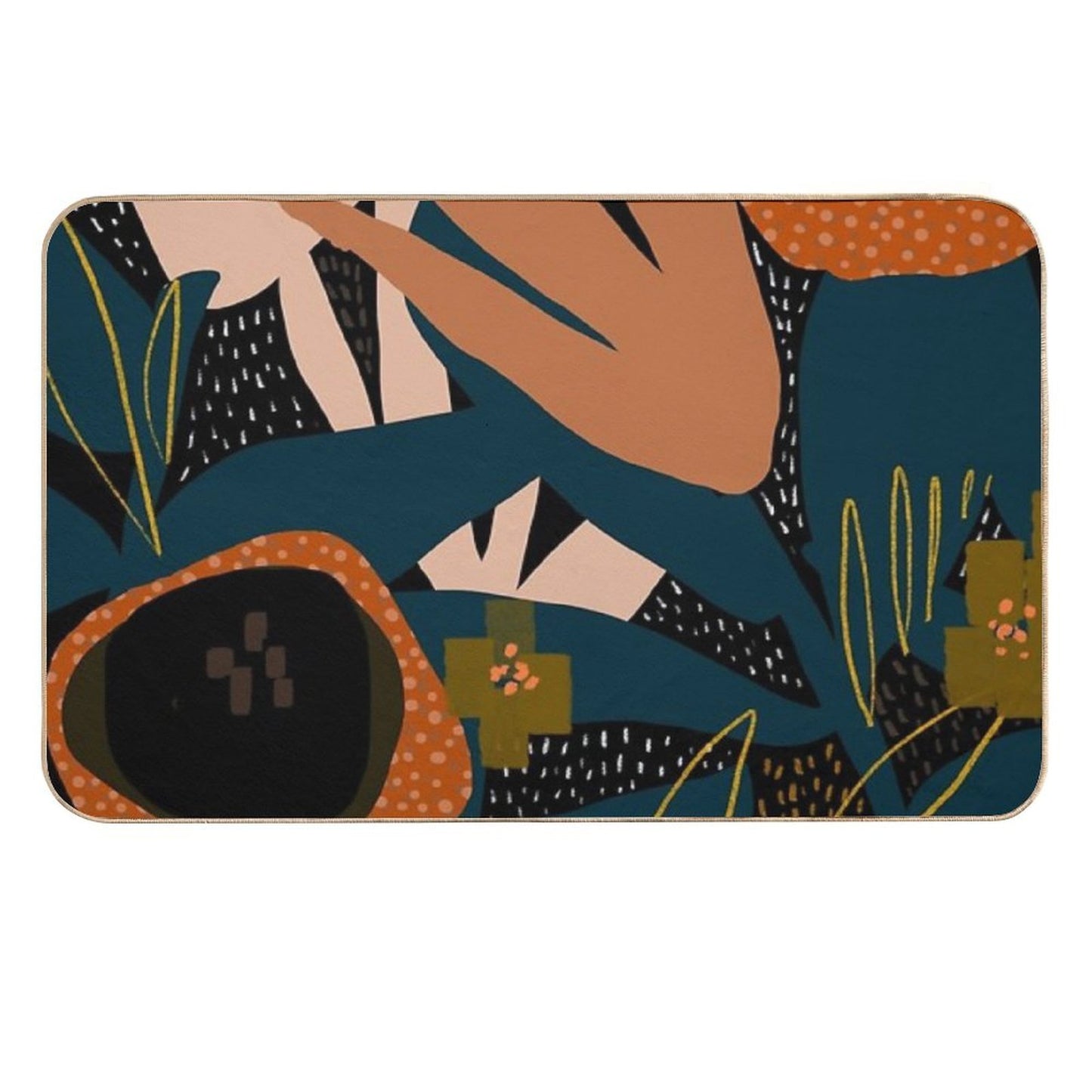 Evening Meadow  Slip-Resistant Bath Mat