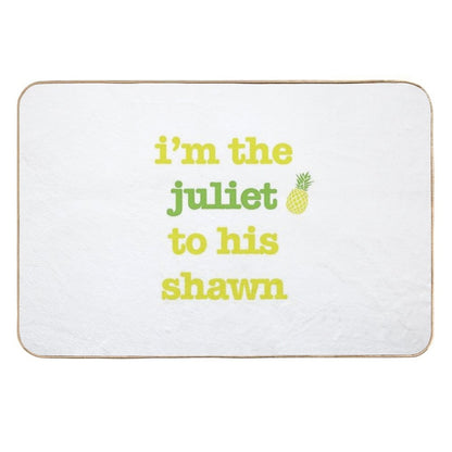 Juliet to His Shawn  Easy Maintenance Bath Mat