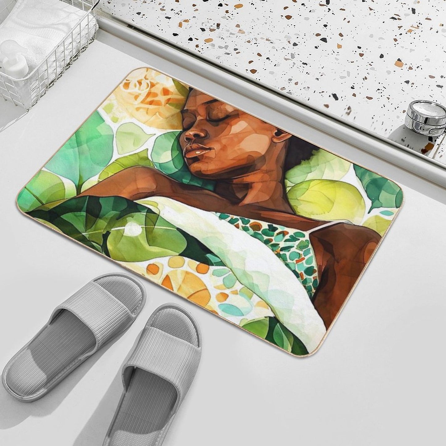 Woman Life - Good Dreams Art  Versatile Bath Mat