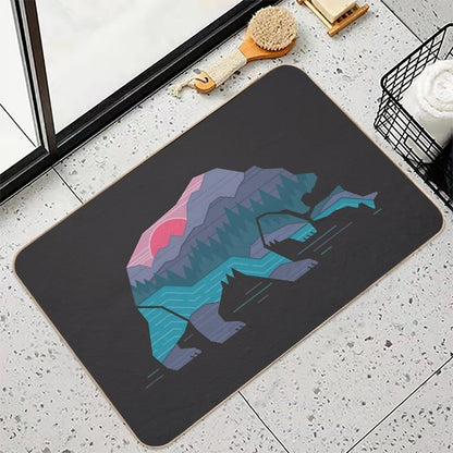Bear Country  Anti-Trip Bath Mat