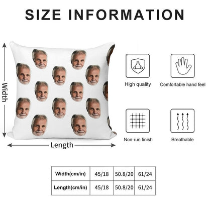 Captain Lee All over Print Soft Style Accent Throw Pillow