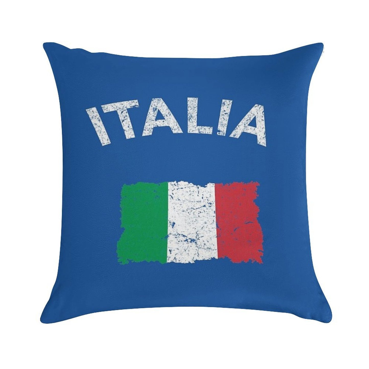 Vintage Italian Flag Soft Luxury Feel Throw Pillow