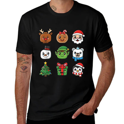 Christmas Building Brick Heads Youth Kids Christmas  Affordable Price T-Shirt