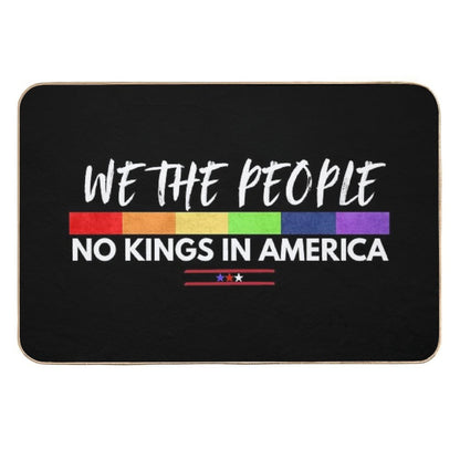 No Kings In America We The People Democracy Flag Political  Versatile Bath Mat
