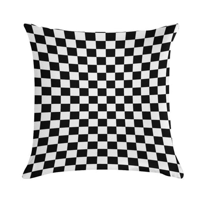 Chequered Flag Checkered Racing Car Winner Bedspread Duvet Phone Case Soft Luxury Feel Throw Pillow