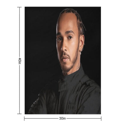 Lewis Hamilton All-season Throw Blanket