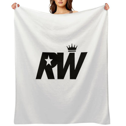 Robbie Williams 2025 Tour RW Live Concert Sustainable Throw Blanket