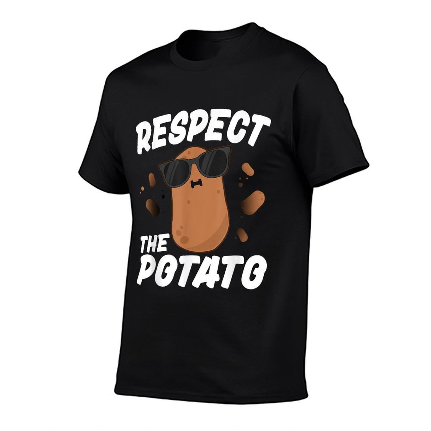 Respect The Potato For Boys Men Funny Vegetable  Quick-drying T-Shirt