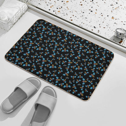 Bees 2  Easy Maintenance Bath Mat
