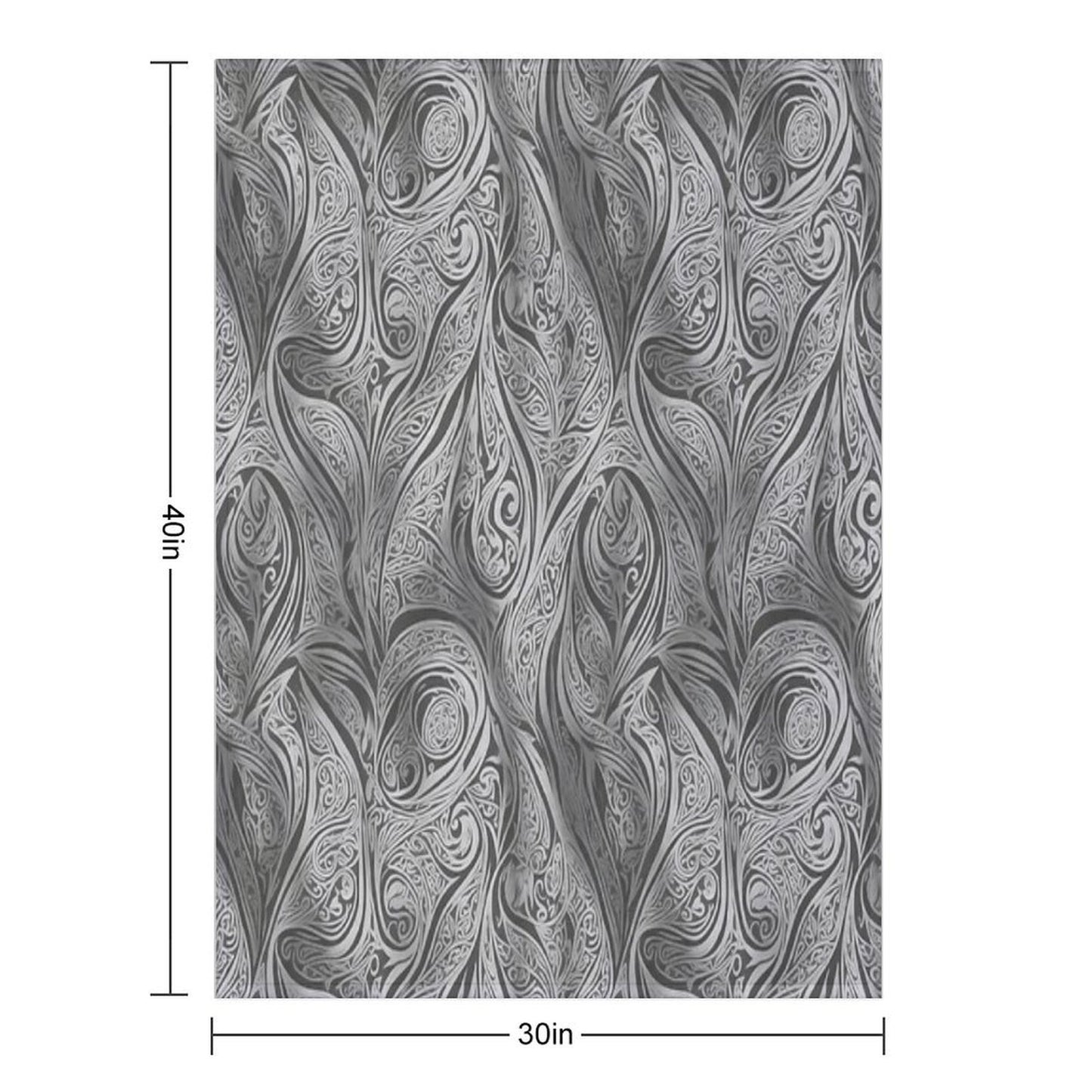 Kowhaiwhai Pattern, Maori Pattern Travel-friendly Throw Blanket